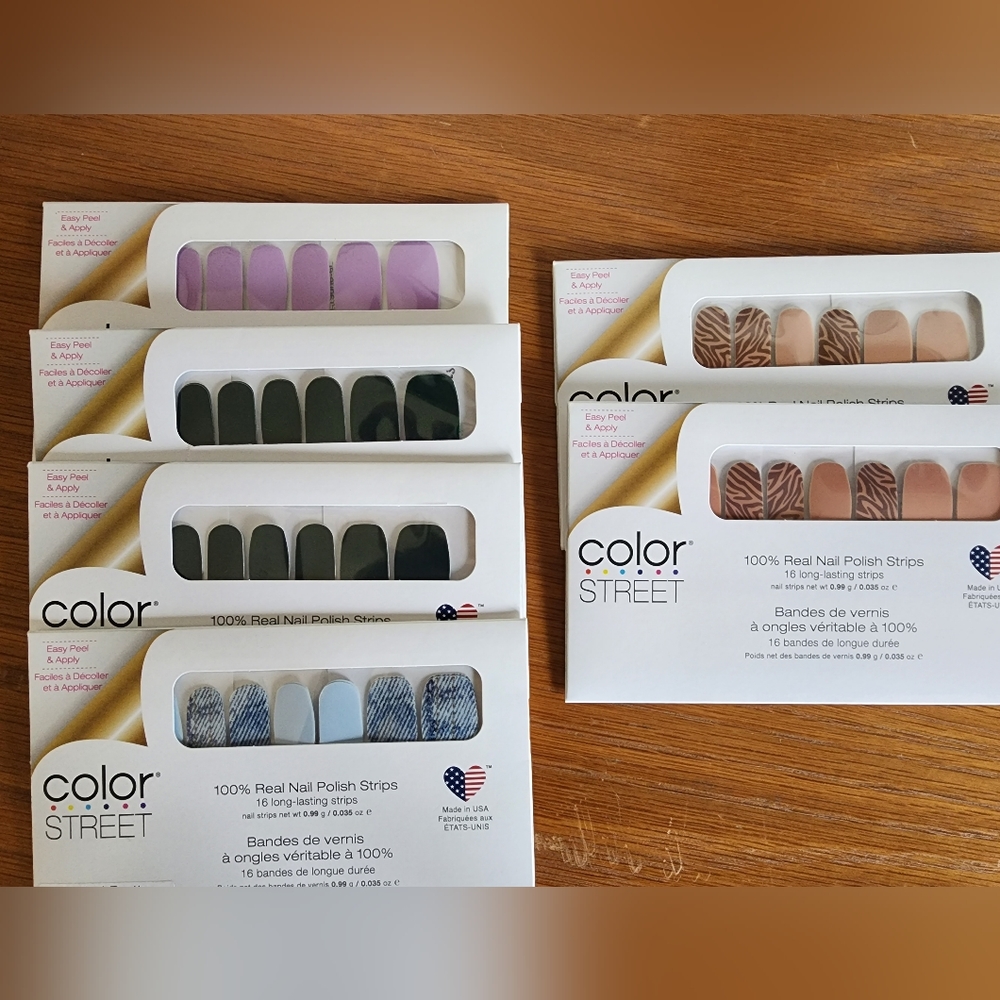 28 Sets NEW COLOR STREET Nail Polish Strips
